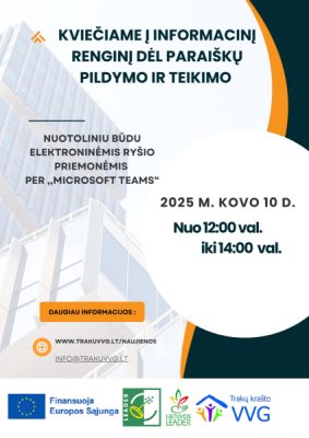  Kovo 10 d. informacinis renginys dėl Kvietimo Nr. 5 ir 6 1